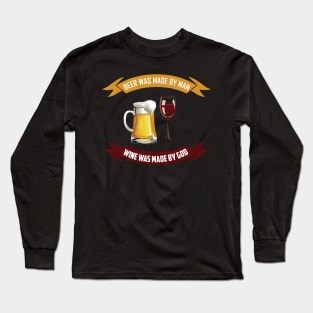 Beer and wine Long Sleeve T-Shirt